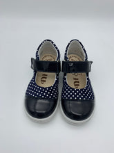 Load image into Gallery viewer, Ricosta Corrine Shoe Navy Polka Dot
