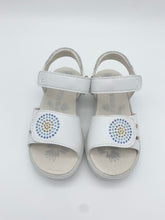 Load image into Gallery viewer, Ricosta Sarah Sandal White/Silver
