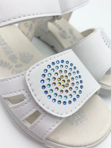 Ricosta Sarah Sandal White/Silver